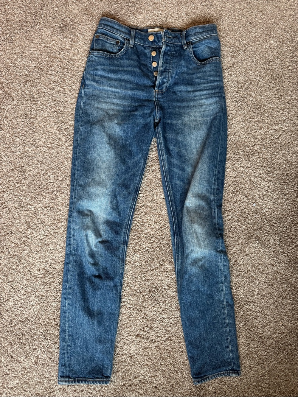 Denim Forum Classic Yoko High-Rise Women's Jeans in Blue